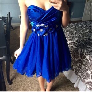 Royal blue formal dress